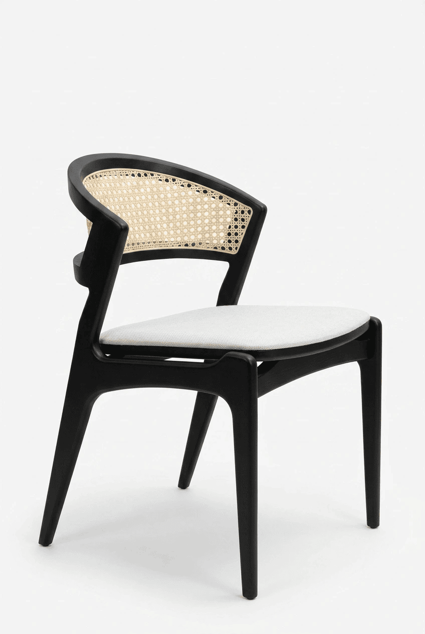 Silla Brenda Ébano - Imagen 4