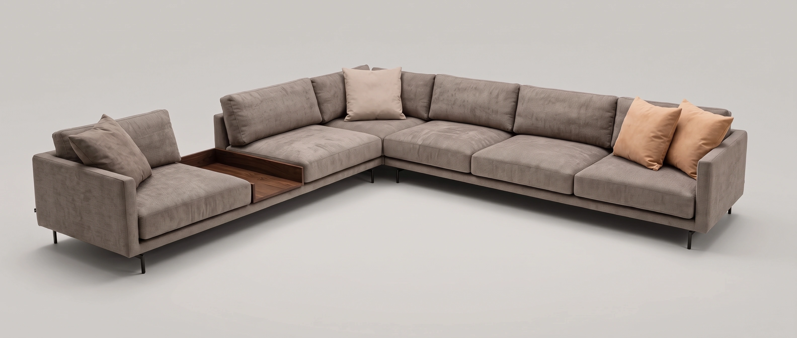 SOFA MAHO NAC VALOR X METRO CON BANDEJA (SIN TAPIZ) - Imagen 14