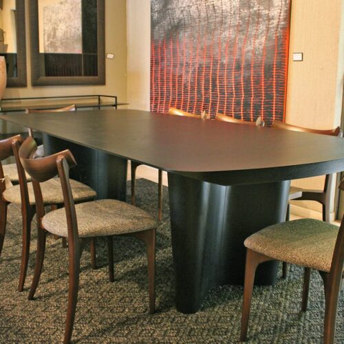 Comedor Liquen ebano 270x120x76 Junio 29