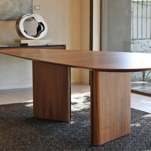 Mesa comedor Orgánica Runa 260x130 Nogueira