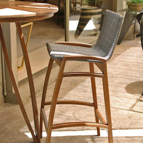 TABURETE NORONHA HABANA FIBRA CAFÉ