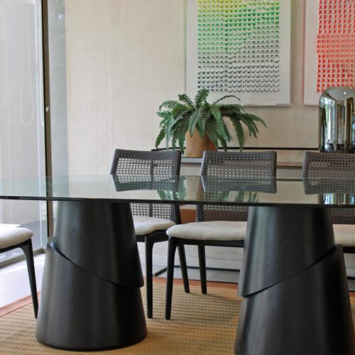 Comedor Base Turning par - Ébano - junio 26