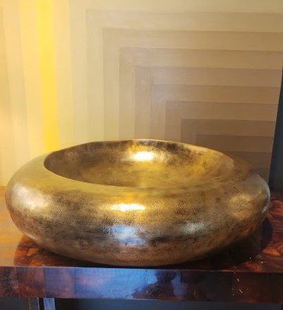 Bowl aluminio bronce grande 61 cm.