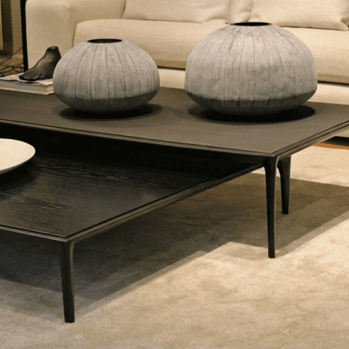 Centro Mogano ebano 160x85 nero groove 120x120 madera ébano Junio 26