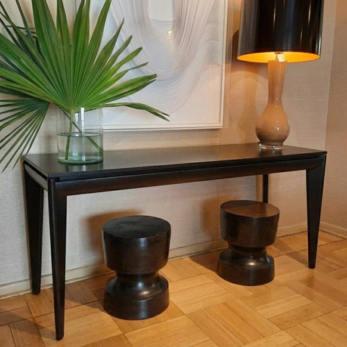 Consola Menaggio ebano tope madera 160 Junio 26