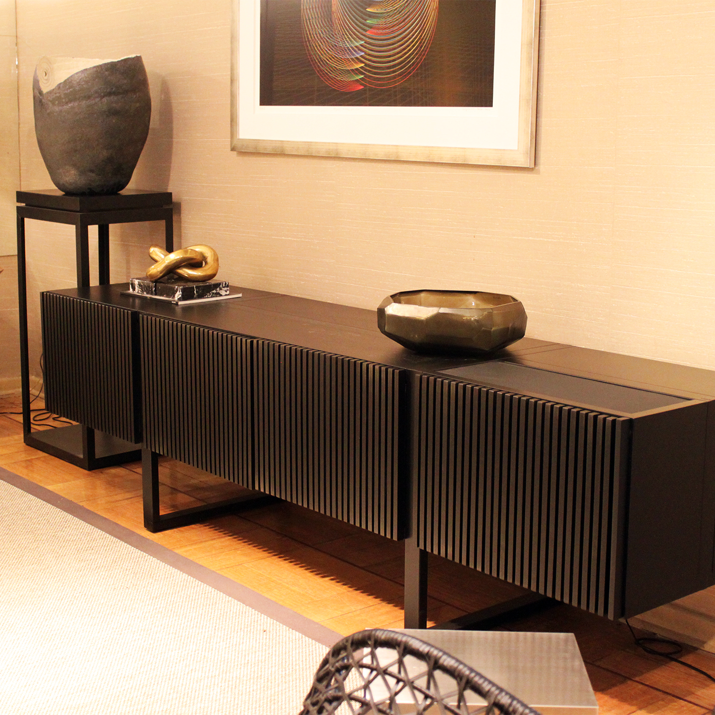 Home Theater Paralela 4 puertas ébano Jun26