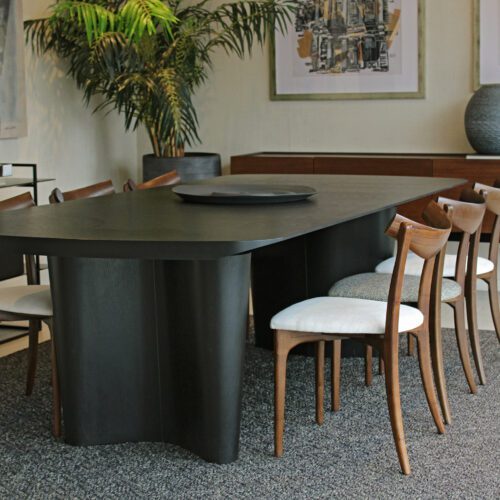 Comedor Liquen ebano 270x120x76 Junio 29