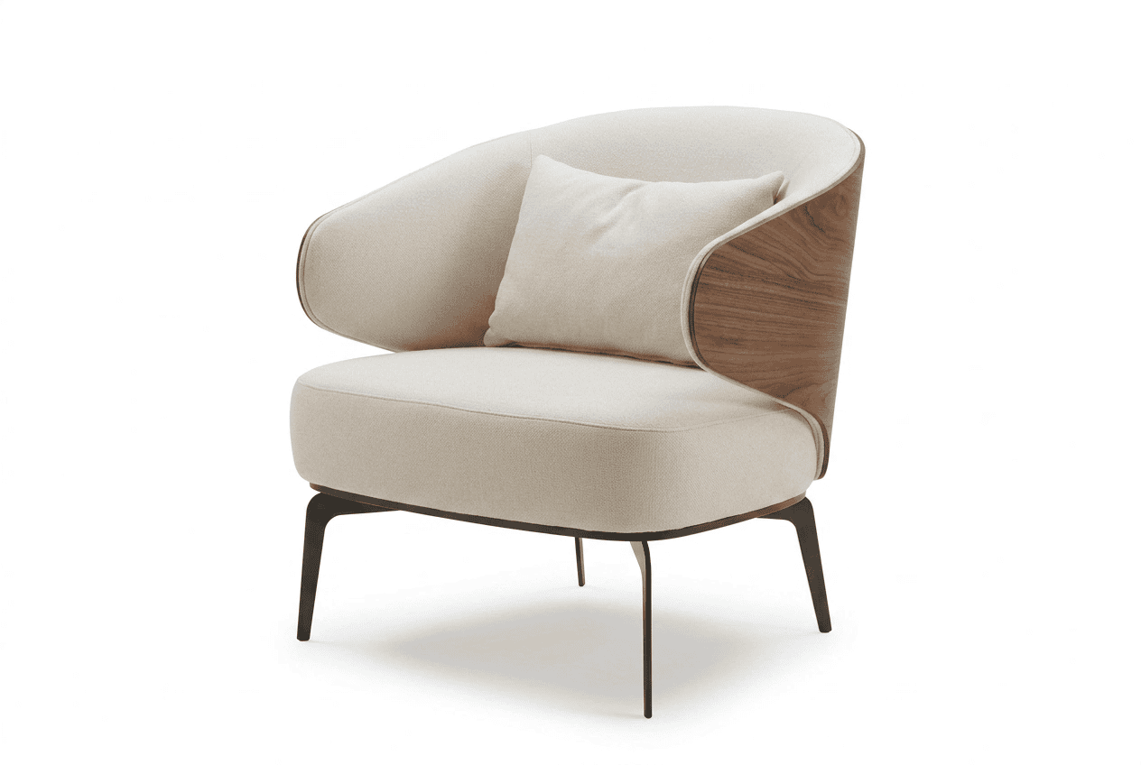 Sillon Air Nogueira/tela S 149/ jun26 - Imagen 8