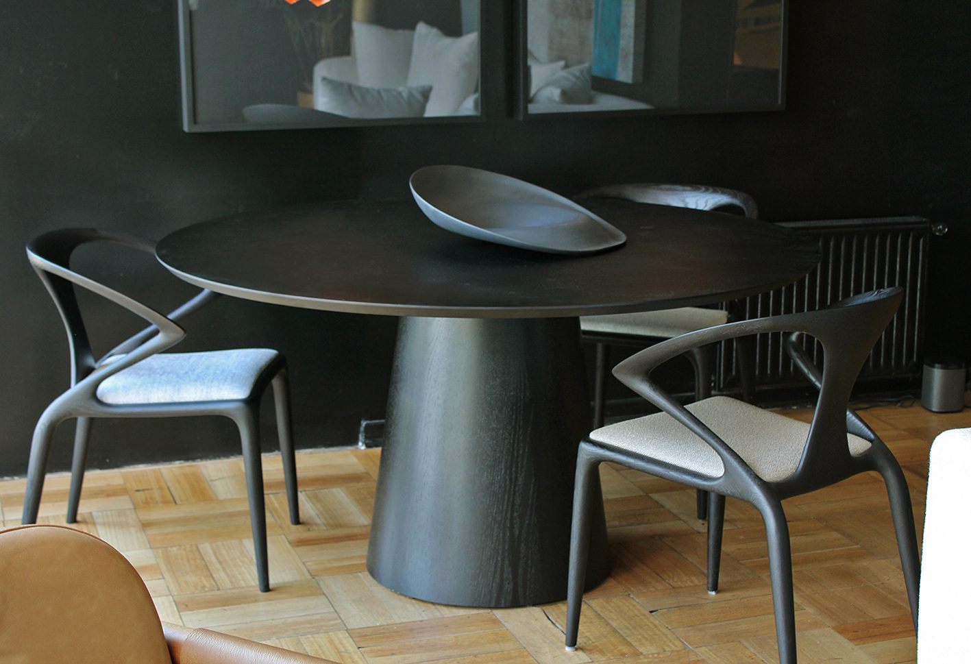 Comedor Cono madera ebano 150 - Imagen 4