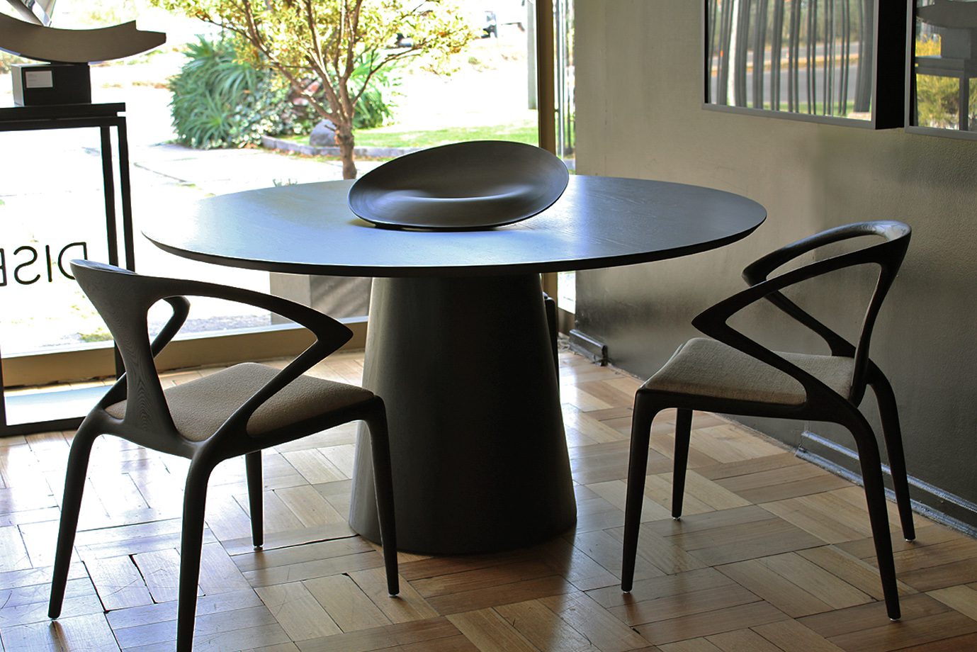 Comedor Cono madera ebano 150 - Imagen 3