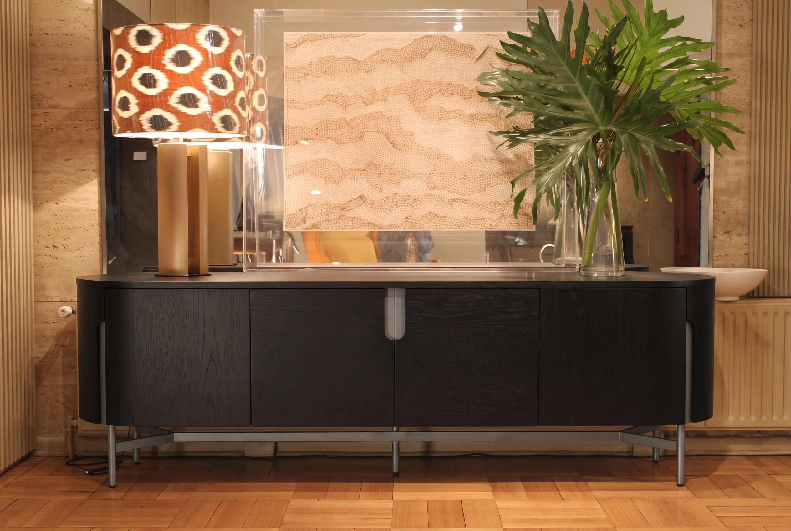 GABINETE SENZO NEGRO 220x50x60