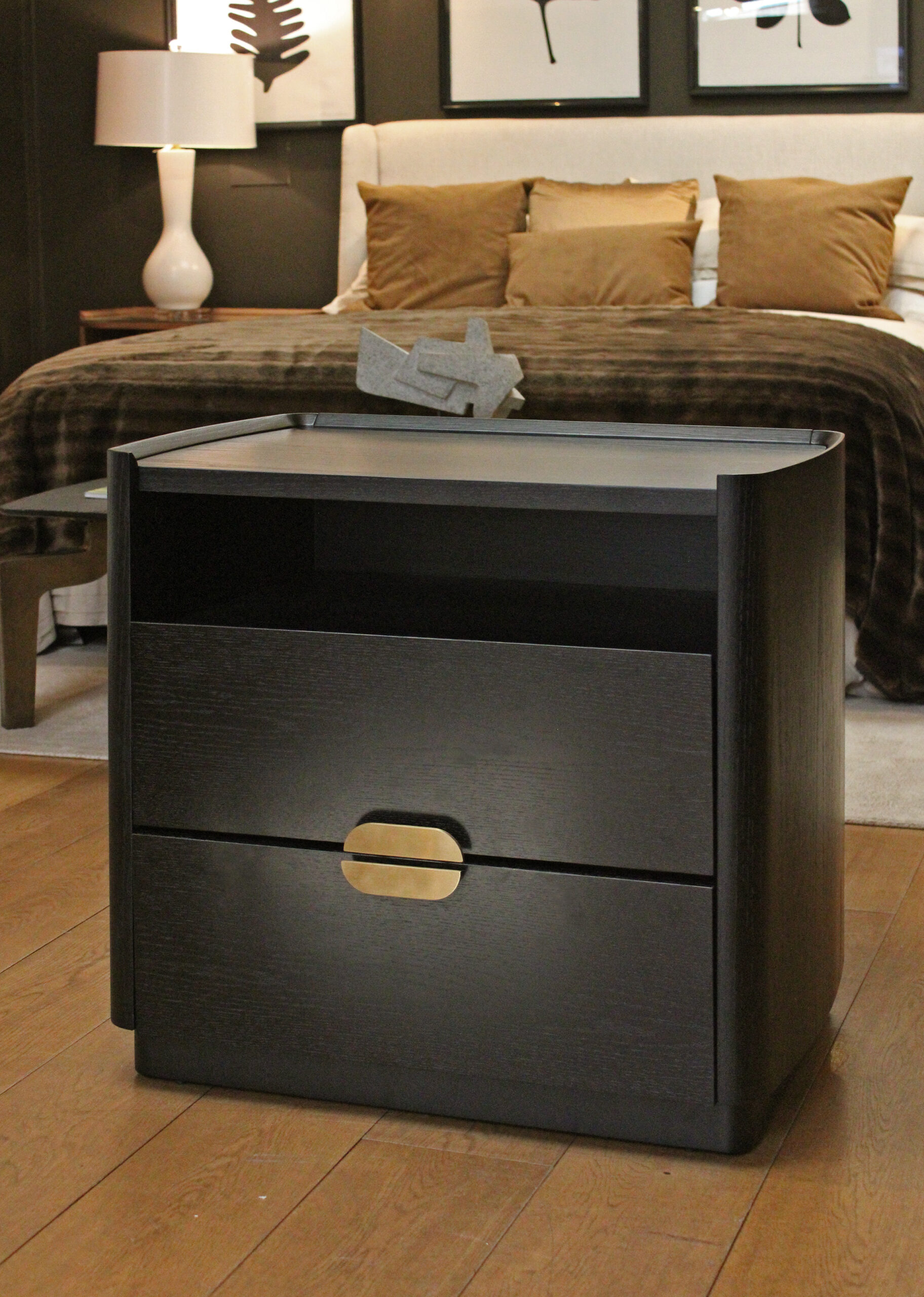 VELADOR SETAY NEGRO ZY-24008NT - Imagen 2