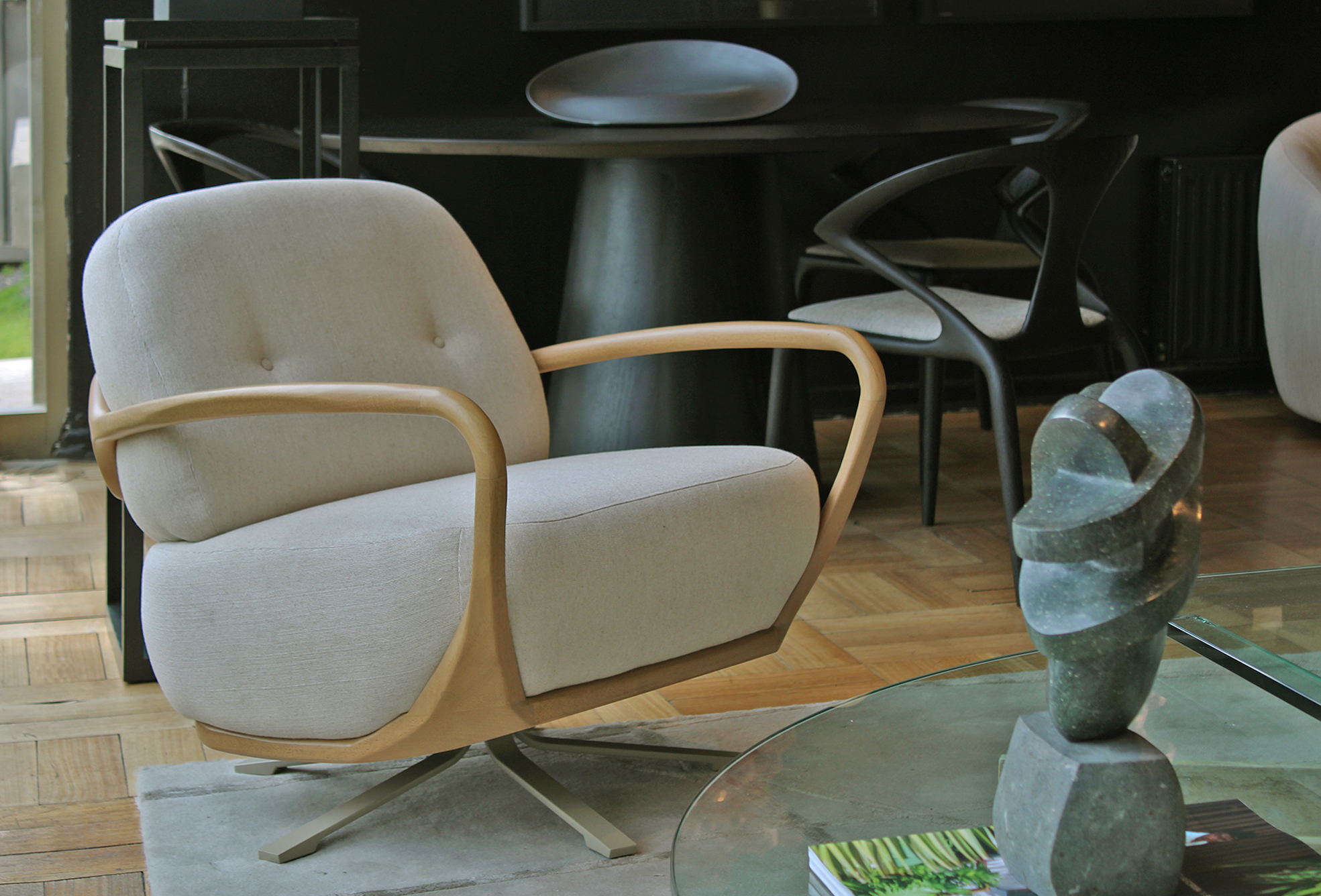 SILLON WINSTON MADERA CLARA con ESTRELLA PCA A710 MARZO 26 - Imagen 2